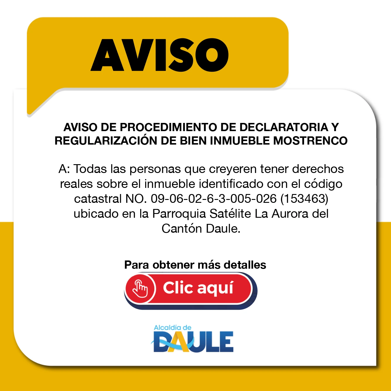 AVISO MOSTRENCO